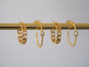 Figaro Chain Hoops