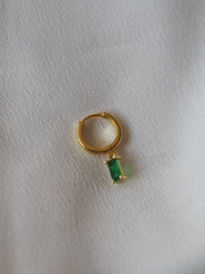 Emerald Piet Hoops